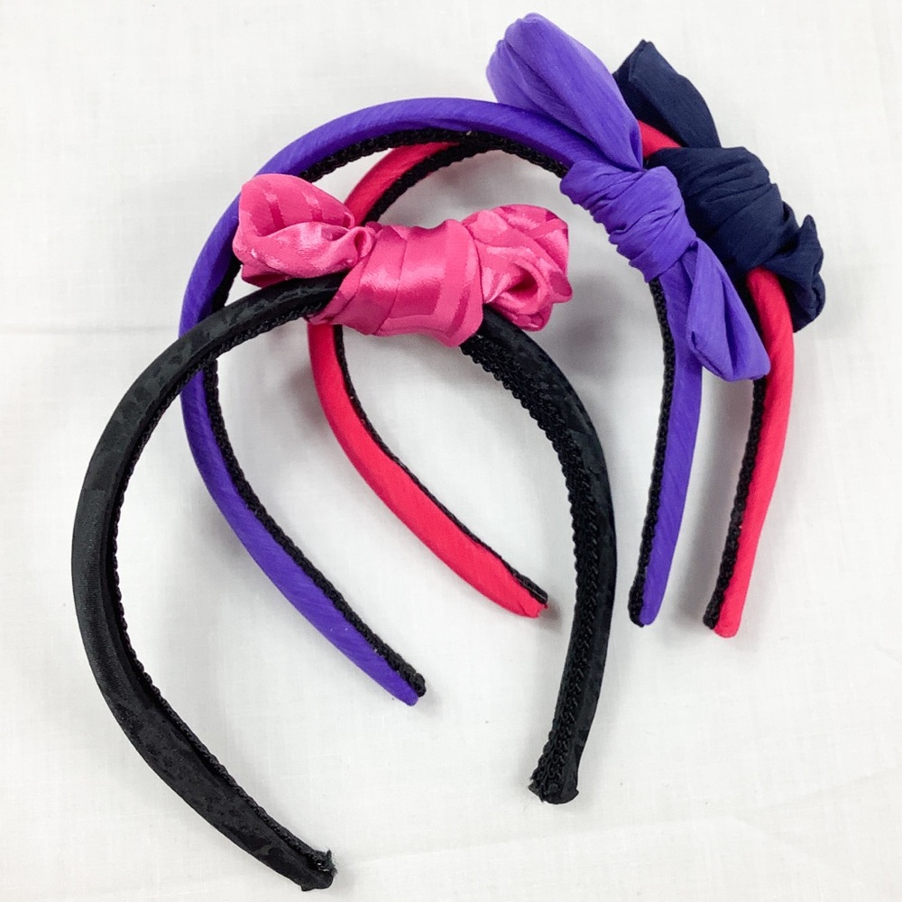 NWT vintage 80s 90s hair bow headbands lot